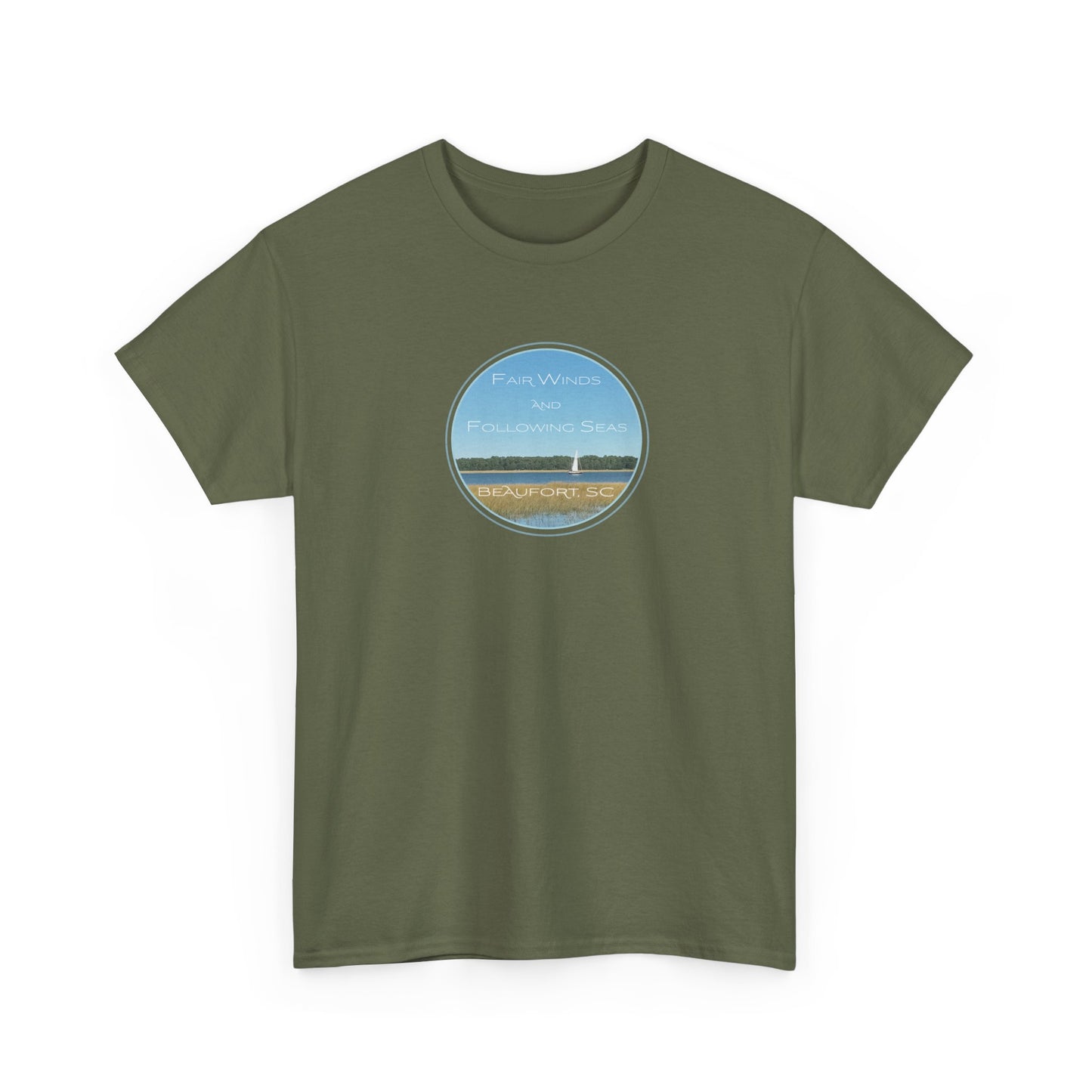 Fair Winds and Following Seas with Beaufort, SC T-Shirt