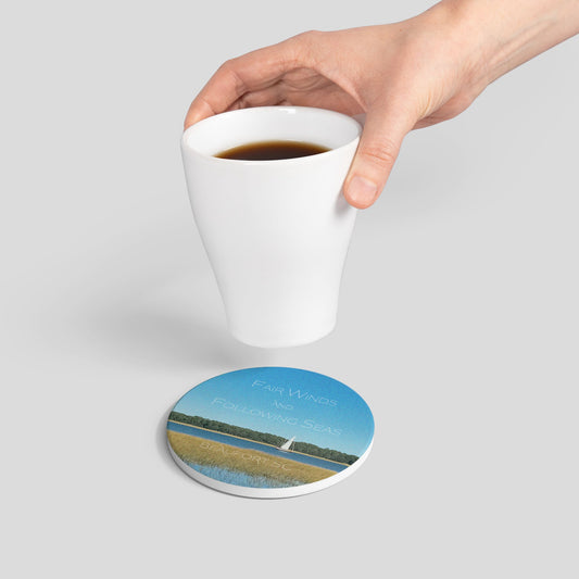 Fair Winds and Following Seas Beaufort Ceramic Coaster
